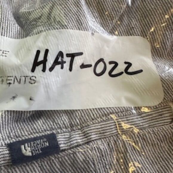 The North Face Blue/Gray Pinstripe Outdoor Adventure Women's Shorts in Size 6 - Picture 7 of 7